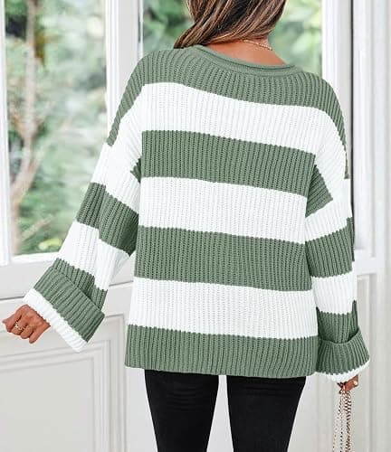 ZESICA Oversized Pullover Sweater thumbnail 7