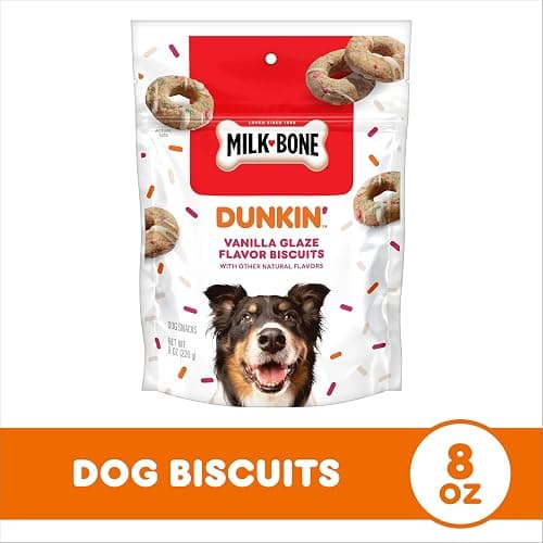 Milk-Bone Dunkin' Vanilla Glaze Flavor Dog Biscuits with Other Natural Flavors, 8 oz Bag thumbnail 2