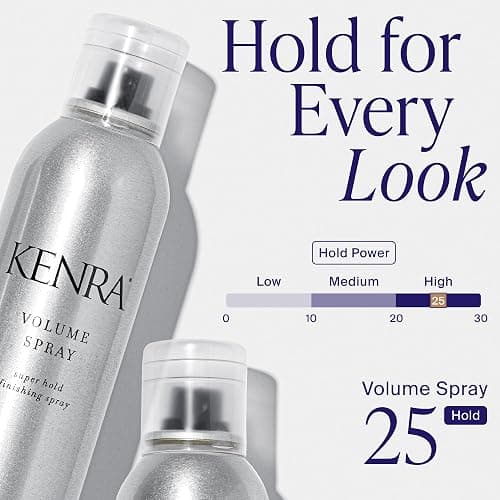Kenra Professional Volume Spray 25 | Super Hold Finishing & Styling Hairspray | Flake-free & Fast-drying | Wind & Humidity Resistance | All Hair Types thumbnail 3