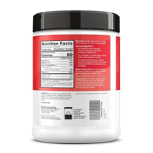 Optimum Nutrition Pro Quench, 10g Clear Protein, 10g Collagen peptides & Electrolyte Powder Drink Mix, Strawberry, 20 Servings, 520 Grams (Packaging May Vary) thumbnail 9