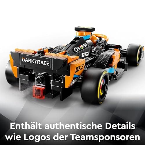 LEGO Speed Champions McLaren Formel 1 Rennwagen 2023, Spielzeug für Kinder ab 9 Jahren, Jungen und Mädchen, die gerne selbstständig Spielen, baubares Fahrzeugmodell, Kinderzimmer-Dekoration 76919 - Single thumbnail 6