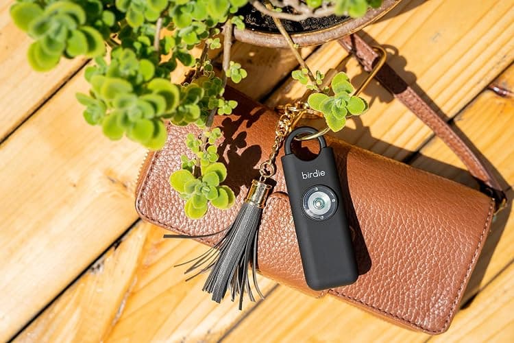 She’s Birdie–The Original Personal Safety Alarm for Women by Women–Loud Siren, Strobe Light and Key Chain in a Variety of Colors (Charcoal) thumbnail 2