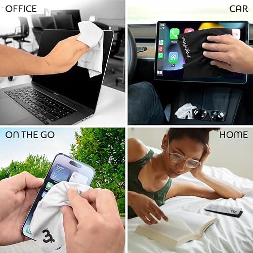 MagicFiber Microfiber Cleaning Cloth, 6 Pack - Premium Cloth for Glasses, Lens, Screens & More thumbnail 5