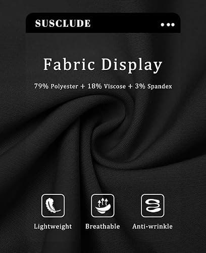 Susclude Mens Baggy Wide Leg Pants Pleated A Line Slacks Loose Casual Dress Pants Old Money Oversized Y2K Stylish Trousers thumbnail 5