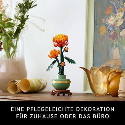 LEGO Botanicals Chrysantheme- Kreatives Bauset für Erwachsene - Pflegeleichte Spielzeug-Pflanze zum Verschenken - Blumendeko aus der Botanik Kollektion - Entspannende Aktivität 10368 thumbnail 7