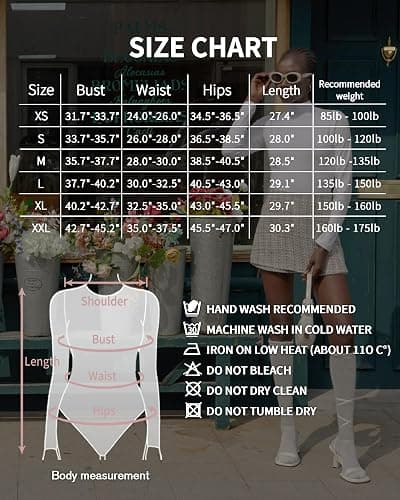MANGOPOP Women's Mock Turtle Neck Long Sleeve Tops Bodysuit Jumpsuit thumbnail 6