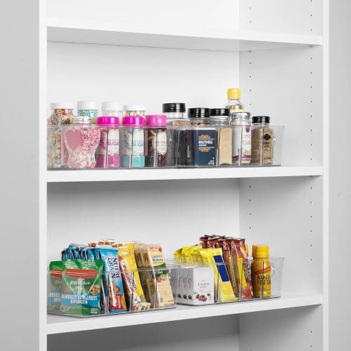 Pantry Organizers and Storage, Cabinet Organizer Kitchen Organizers and Storage - Fridge Organizer & Snack Organizer - Refrigerator Organizers and Storage, Cupboard Shelf Organizer - 2 Pack thumbnail 3