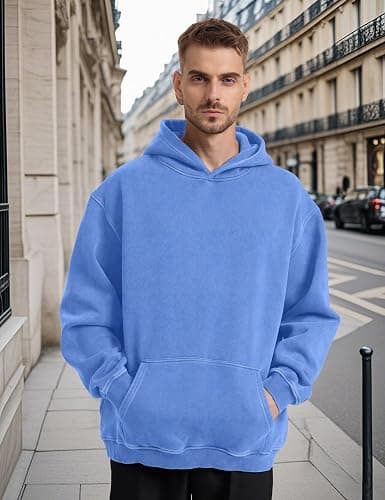 Hatant Oversized Hoodie Sweatshirts for Men Couples Heavyweight Hoodies Pullover Vintage Mens Acid Wash Sweaters Clothes 2025 thumbnail 4