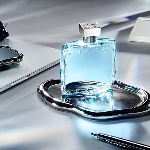 Azzaro Chrome Eau de Toilette - Fresh Aquatic Mens Cologne - Citrus, Woody, Musky Fragrance -Fresh Notes of Bergamot - Everyday Wear - Classic Summer Beach Scent - Luxury Perfumes for Men thumbnail 8