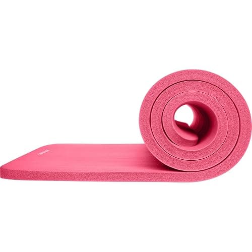 Retrospec Solana Yoga Mat 1" Thick w/Nylon Strap for Men & Women - Non Slip Exercise Mat for Home Yoga, Pilates, Stretching, Floor & Fitness Workouts thumbnail 5