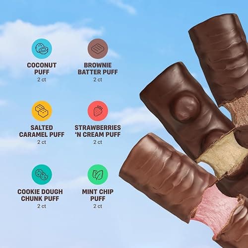 Built Bar, Puff Protein Bars, Variety Pack, Collagen, On-the-go Snacks, Breakfast Bar, Mixed Sampler, 12 Pack thumbnail 7
