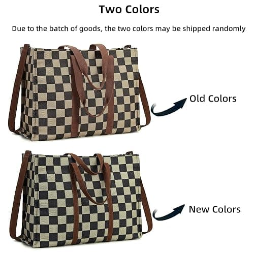 Laptop Tote Bag for Women Work 15.6 inch Canvas Shoulder Bags Computer Messenger Purse Teacher Handbag Office Briefcase thumbnail 9