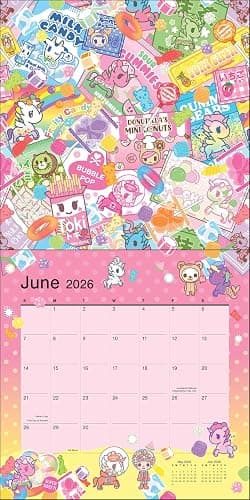tokidoki 2026 Wall Calendar (Includes Stickers) thumbnail 4