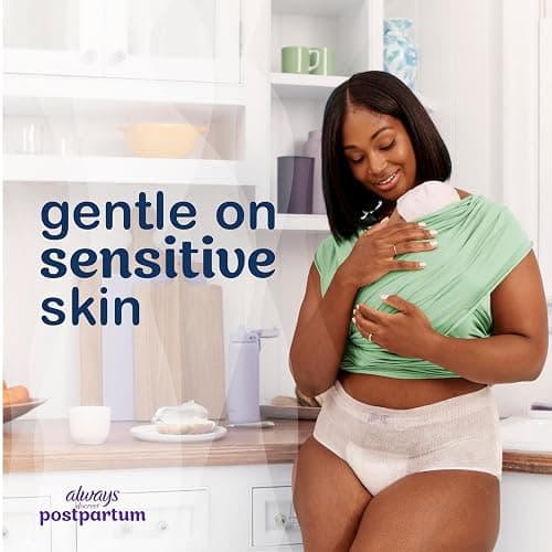 Always Discreet Postpartum and Adult Incontinence Underwear for Women, Small/Medium, Maximum Protection, 14 Count thumbnail 8