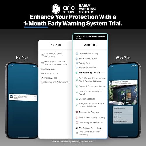 Arlo Video Doorbell 2K (2nd Gen, Latest Release), Wireless or Wired, Package Detection, Person & Vehicle Recognition, 1-Month Secure Plan, 2-Way Audio, Night Vision, Head to Toe Video View thumbnail 2