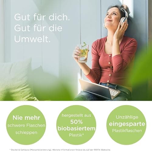BRITA Wasserfilter Kanne Marella blau (2,4l) inkl. 3x MAXTRA PRO All-in-1 Wasserfilterkartusche – Filter zur Reduzierung von Kalk, Chlor, Blei, Kupfer & geschmacksstörenden Stoffen im Wasser thumbnail 7