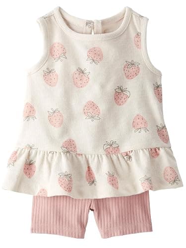 little planet by carter's unisex-baby 2-piece Shorts Set Made With Organic Cotton - Image 1