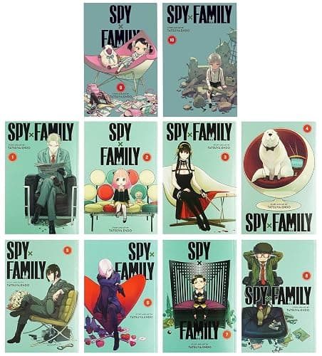 Spy x Family 10 Books Collection Set by Tatsuya Endo (Volume 1-10) - Image 1