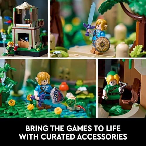 LEGO The Legend of Zelda Great Deku Tree 2in1 - Model Building Set for Adults, Ages 18+ - Collectible Zelda Kit for Home Decor, Office or Bedroom - Gift Idea for Fans of Video Game - 77092 thumbnail 6
