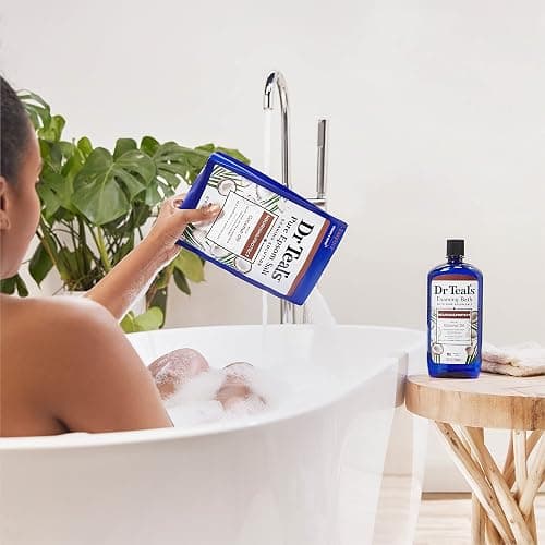 Dr Teal's Salt Soak with Pure Epsom Salt, Nourish & Protect with Coconut Oil, 3 lbs thumbnail 6