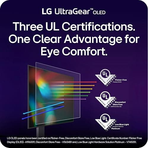 LG 27GX704A-B 27-inch Ultragear QHD (2650x1440) OLED Gaming Monitor 240Hz, 0.03ms, NVIDIA G-Sync Compatible, AMD FreeSync Premium Pro, VESA Display HDR TrueBlack400, HDMI 2.1, DisplayPort, Black thumbnail 8