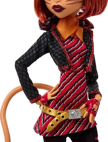 Monster High Boo-riginal Creeproduction Doll, Toralei Collectible Reproduction with Doll Stand, Diary, and Pet Saber-Tooth Tiger Sweet Fangs thumbnail 2