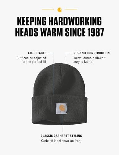 Carhartt Men's Knit Cuffed Beanie thumbnail 2
