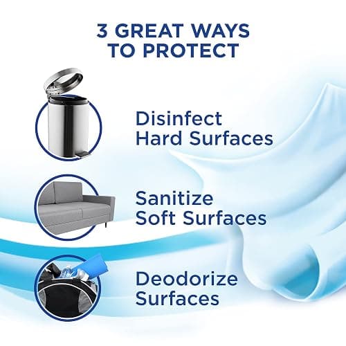 Lysol To Go Disinfectant Spray, Travel Size Sanitizing, For On-the-Go Disinfecting and Deodorizing, Crisp Linen, 1.5 Fl. Oz (Pack of 4) thumbnail 2