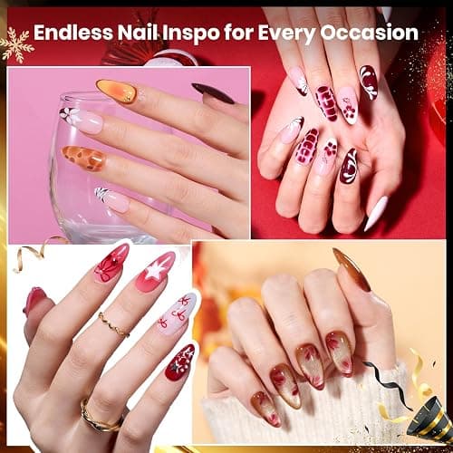 Beetles Blooming Gel 15ml Clear Uv Led Blossom Christmas Nails Gel Polish for Spreading Effect Marble Natural Stone Watercolor Floral Print Soak off Diy Nail Art Design Manicure Gift for Women thumbnail 2