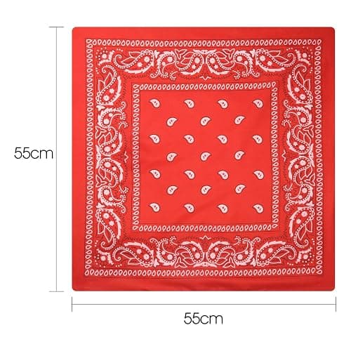 KUUQA Cowboy Bandana Paisley Bandanas Paisley Print Head Wrap Scarf (36 Pack) thumbnail 2