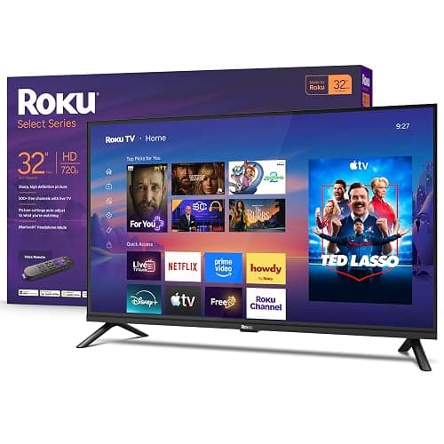 Roku 32-Inch Select Series Smart TV 2026-720p HD TV - RokuTV | Flat Screen LED Television with Voice Remote, Wi-Fi & Bluetooth Headphone Mode - Streaming Live Local News Sports & Movies - Image 1