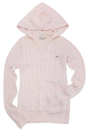 Hollister Women's Cable-Knit Icon V-Neck Sweater Cardigan (Slim Fit) HOW-73 - Image 1