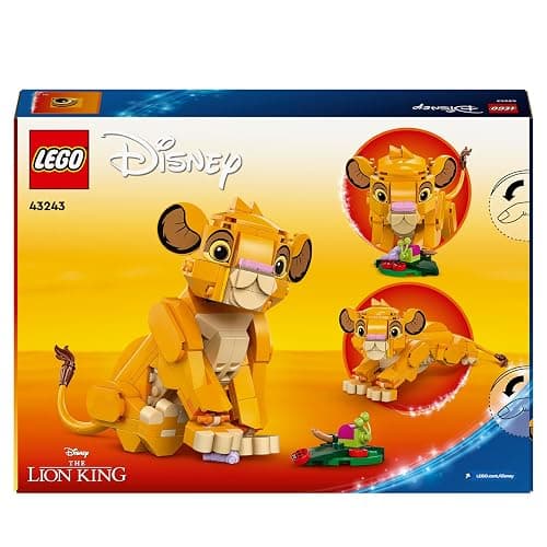 LEGO ǀ Disney Simba the Lion King Cub Building Toy for 6 Plus Year Old Girls & Boys, Construction Figure Playset, 1994 Movie Memorabilia Set, 30th Idea for Kids 43243 thumbnail 8