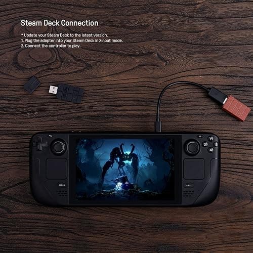 8BitDo Wireless USB Adapter 2 for Switch/Switch 2, Windows PC, Mac & Raspberry Pi, Compatible with Xbox Series X & S Controller, Xbox One Bluetooth Controller, Switch Pro and PS5 Controller (Black) thumbnail 4