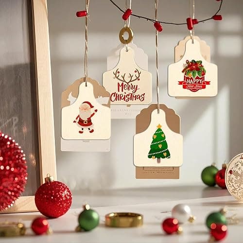 Uniquer 40Pcs Unfinished Wooden Cow Ear Tags Cutouts with Ropes,Farmhouse Blank Hanging Cow Tags for DIY Craft,Home Party Christmas Decor thumbnail 4