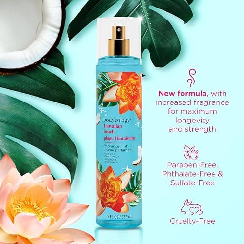 Bodycology Long-Lasting Fragrance Body Mist, Hawaiian Beach, 8 fl oz thumbnail 7