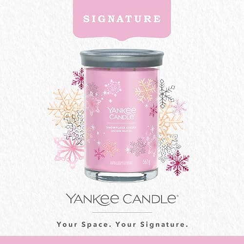 Yankee Candle Signature Scented Candle | Snowflake Kisses Large Tumbler Candle with Double Wicks | Soy Wax Blend Long Burning Candle | Perfect Gifts for Women thumbnail 4