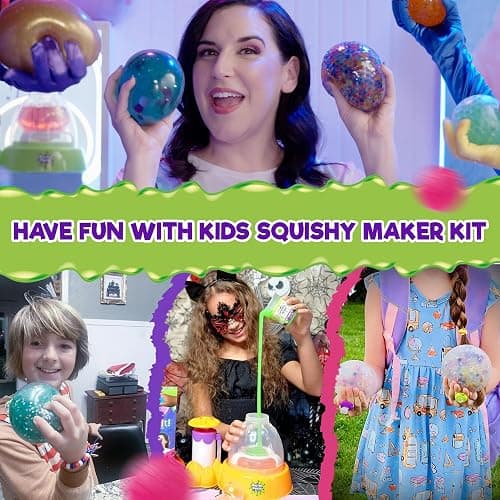 Doctor Squish Squishy Maker Kit – DIY Squishy Making Station | Make Your Own Squishies with Slime Powder, Sparkles & TPR Balloons | Fun Stress Ball & Squishy Kit for Kids Ages 8 & Up thumbnail 7