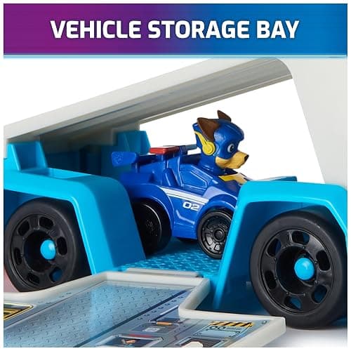 PAW Patrol: The Mighty Movie, Pup Squad Patroller Toy Truck, with Collectible Mighty Pups Chase Pup Squad Toy Car, Kids Toys for Boys & Girls Ages 3+ thumbnail 8