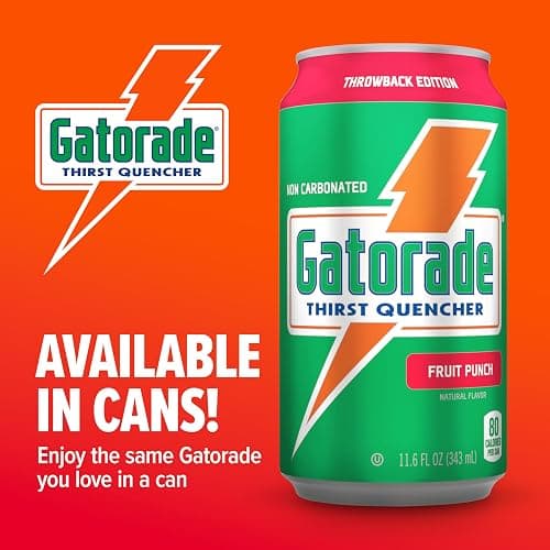 Gatorade Thirst Quencher, 3-Flavor Variety, 12 Fl Oz Cans (Pack of 18) thumbnail 3