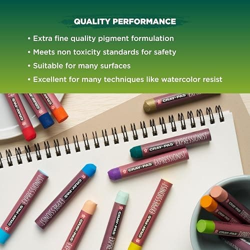 SAKURA XLP50 50-Piece Cray-Pas Expressionist Oil Pastel Set, Assorted Color thumbnail 5