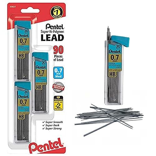 TUL Pencil Value Pack, 0.7mm Tul Mechanical Pencils 6 Pack , TUL Eraser Refill 1 Pack 3 10 Piece Set thumbnail 4