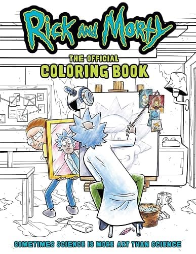 Rick and Morty: The Official Coloring Book: Sometimes Science is More Art Than Science - Image 1