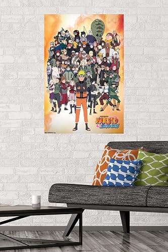 Trends International Naruto Shippuden - Group Wall Poster, 22.375" x 34", Unframed Version thumbnail 2