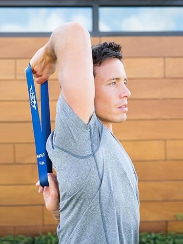 Fit Simplify Resistance Loop Exercise Bands with Instruction Guide and Carry Bag, Set of 5 thumbnail 7
