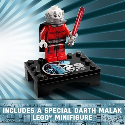 LEGO Star Wars R2-D2 Building Toy Set - Play or Display Star Wars Toy for Boys & Girls, Ages 10+ - Gift Ideas for Kids & Fans - Includes 25th Anniversary Darth Malak Minifigure - 75379 thumbnail 6