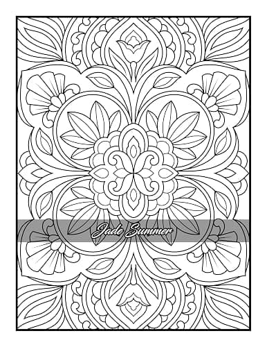 100 Amazing Patterns: An Adult Coloring Book with Fun, Easy, and Relaxing Coloring Pages thumbnail 50