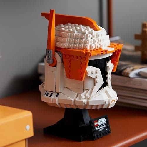 LEGO Star Wars Clone Commander Cody Helmet 75350 Collectible Building Set - Featuring Authentic Details, Office Decor Display Model for Adults, The Clone Wars Collection Memorabilia and Gift Idea thumbnail 7