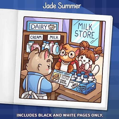 Cat Crimes: Cozy Coloring Book for Adults and Teens with Funny Scenes for Cat Lovers thumbnail 5