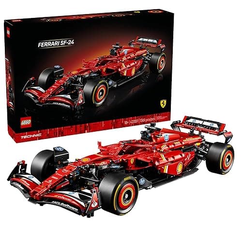 LEGO Technic Ferrari SF-24 F1 Model Car Kit - Building Set for Adults, Ages 18+ with Realistic Features - Gift for Birthdays - Gift for Christmas - 42207 - Image 1
